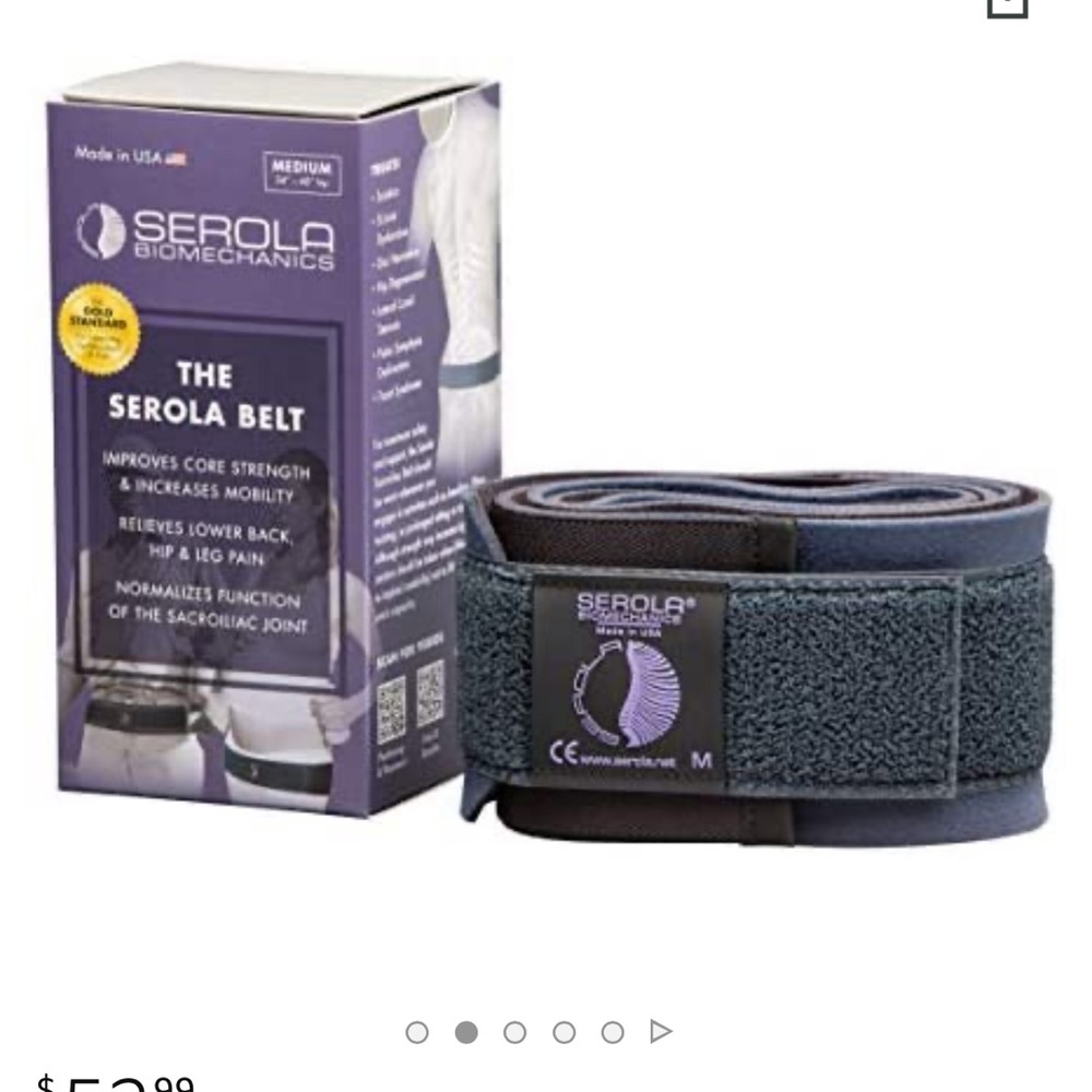 The Serola belt size XL